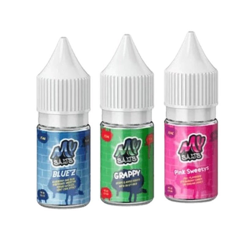 My Salts 10ml Nic Salt (Pack of 10) - Bulk Vape Wholesale