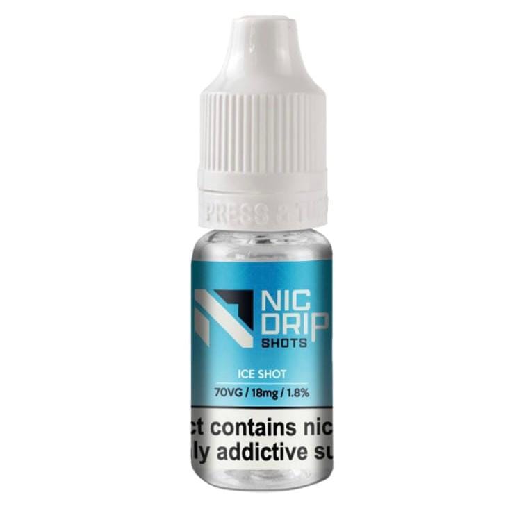 NIC DRIP - 70VG - 18MG - ICE SHOT - Bulk Vape Wholesale