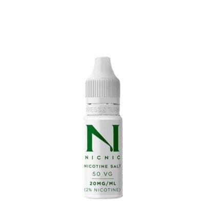 NIC NIC - NICOTINE SALT SHOT 20MG 50VG [BOX OF 120] - Bulk Vape Wholesale