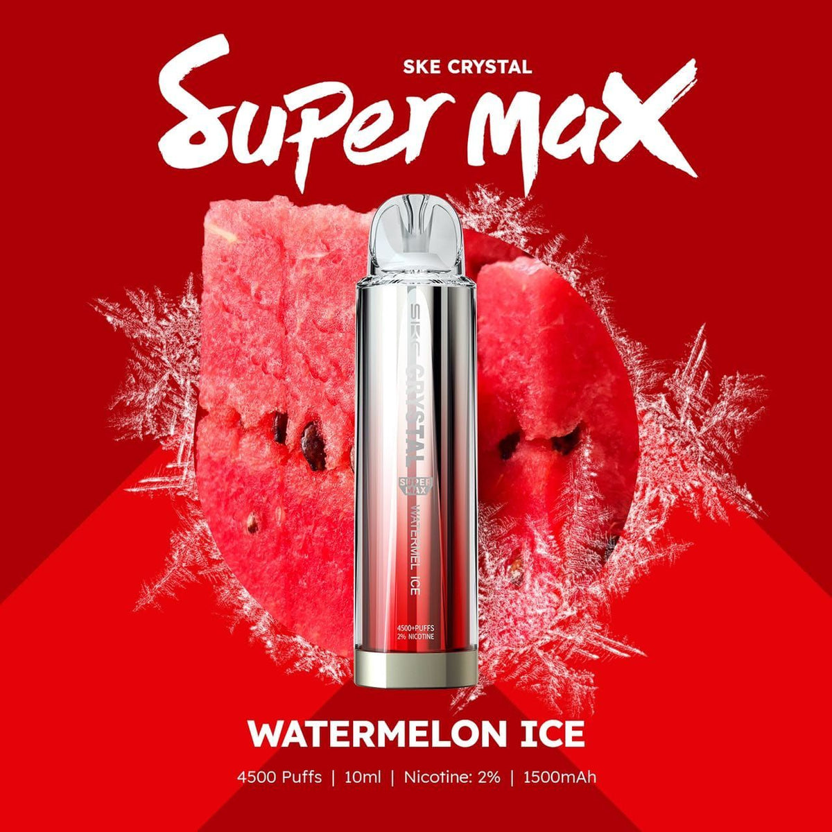 Ske Crystal Original Super Max 4500 Disposable Vape Puff Pod Box Of 10 - Bulk Vape Wholesale