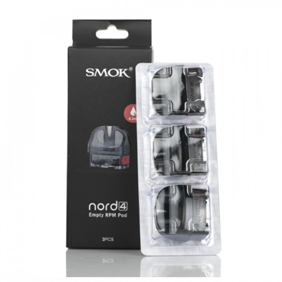 Smok RPM 160 Empty Pod 4.5ML- Pack of 2 - Bulk Vape Wholesale