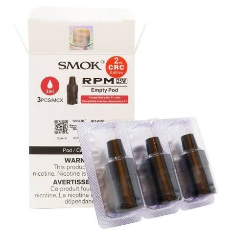 Smok RPM 25W Empty Pod – 2ML - Bulk Vape Wholesale