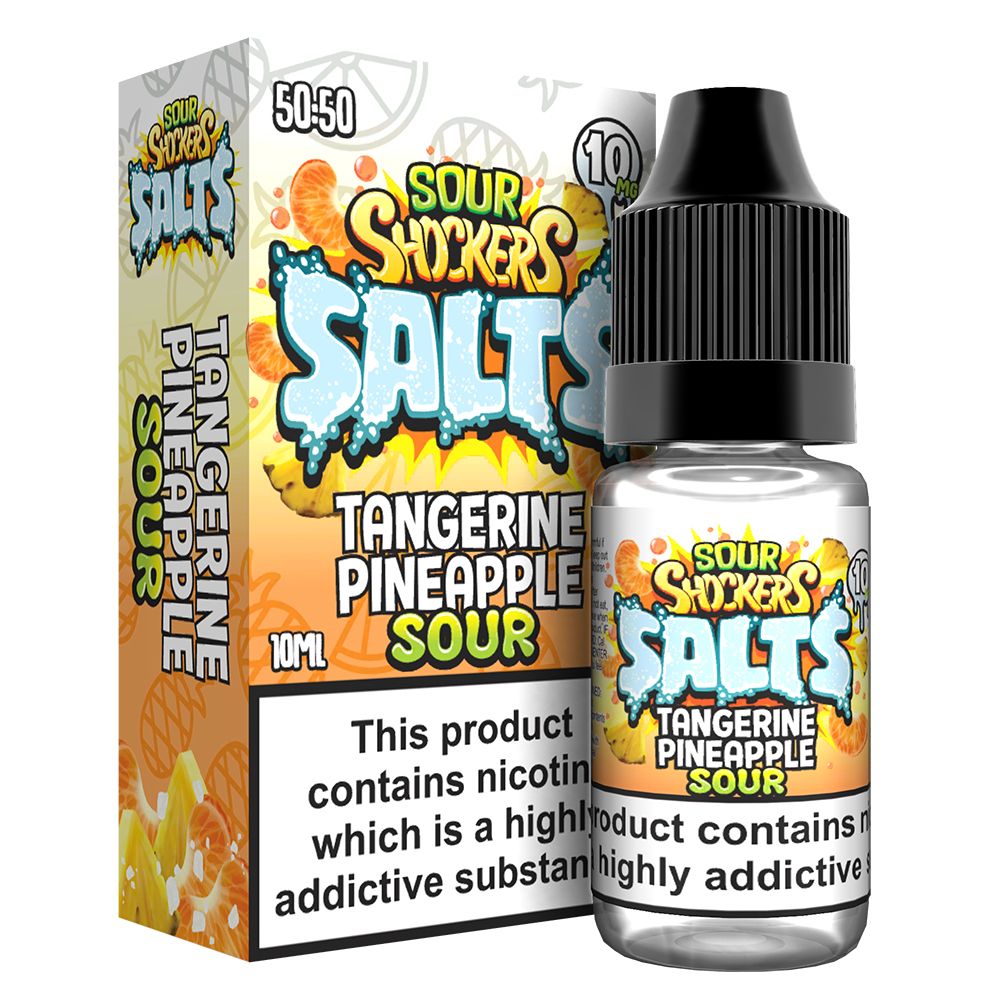 Sour shockers Nic Salt 10ml Pack of 5 - Bulk Vape Wholesale