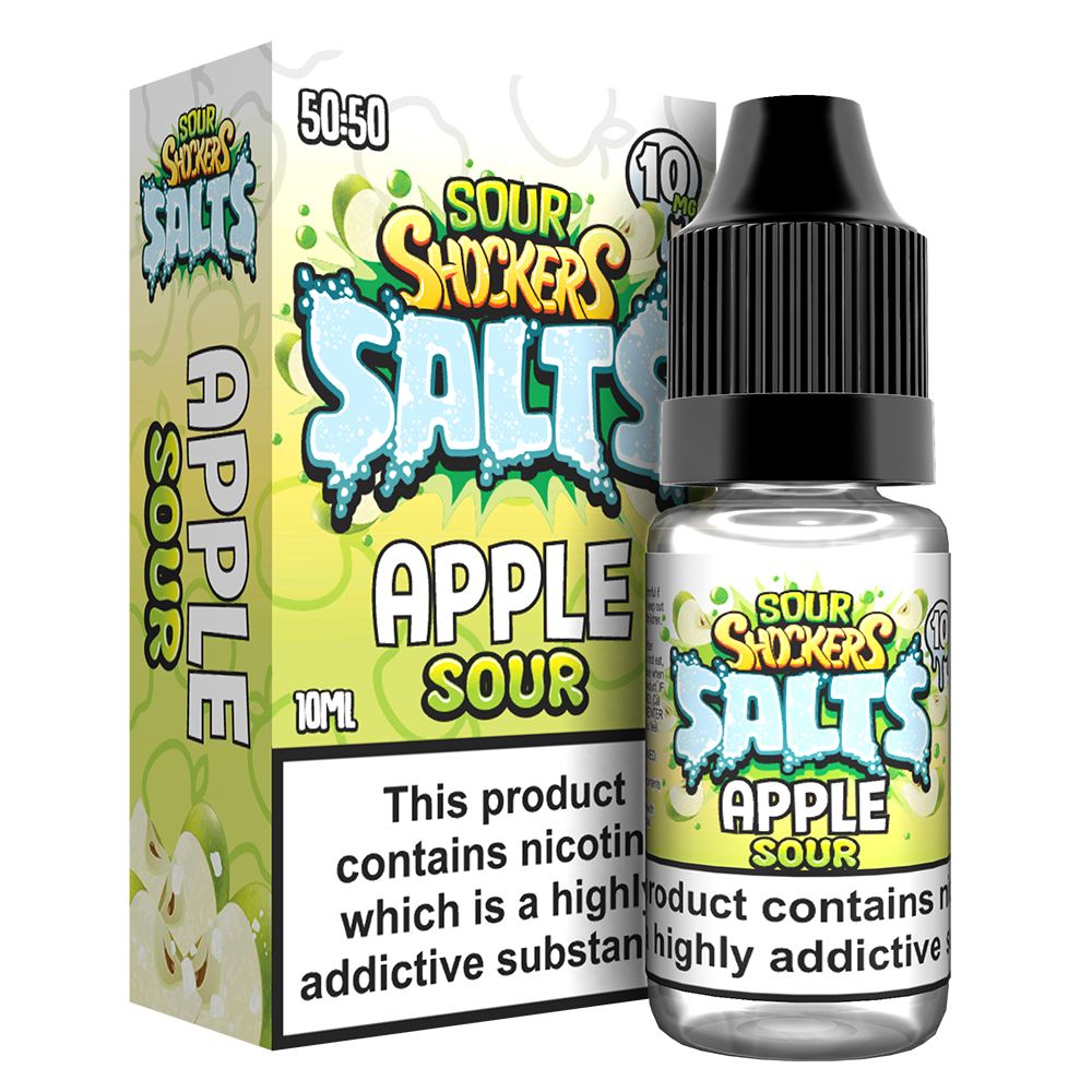 Sour shockers Nic Salt 10ml Pack of 5 - Bulk Vape Wholesale