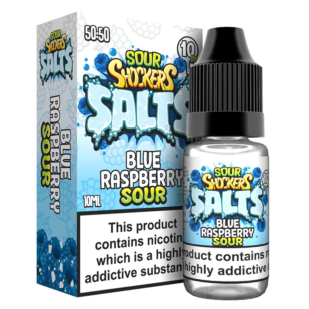 Sour shockers Nic Salt 10ml Pack of 5 - Bulk Vape Wholesale
