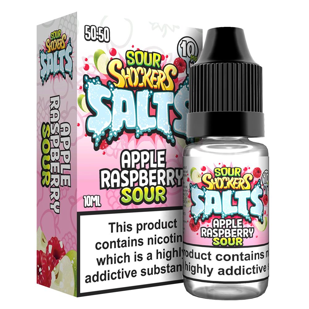 Sour shockers Nic Salt 10ml Pack of 5 - Bulk Vape Wholesale