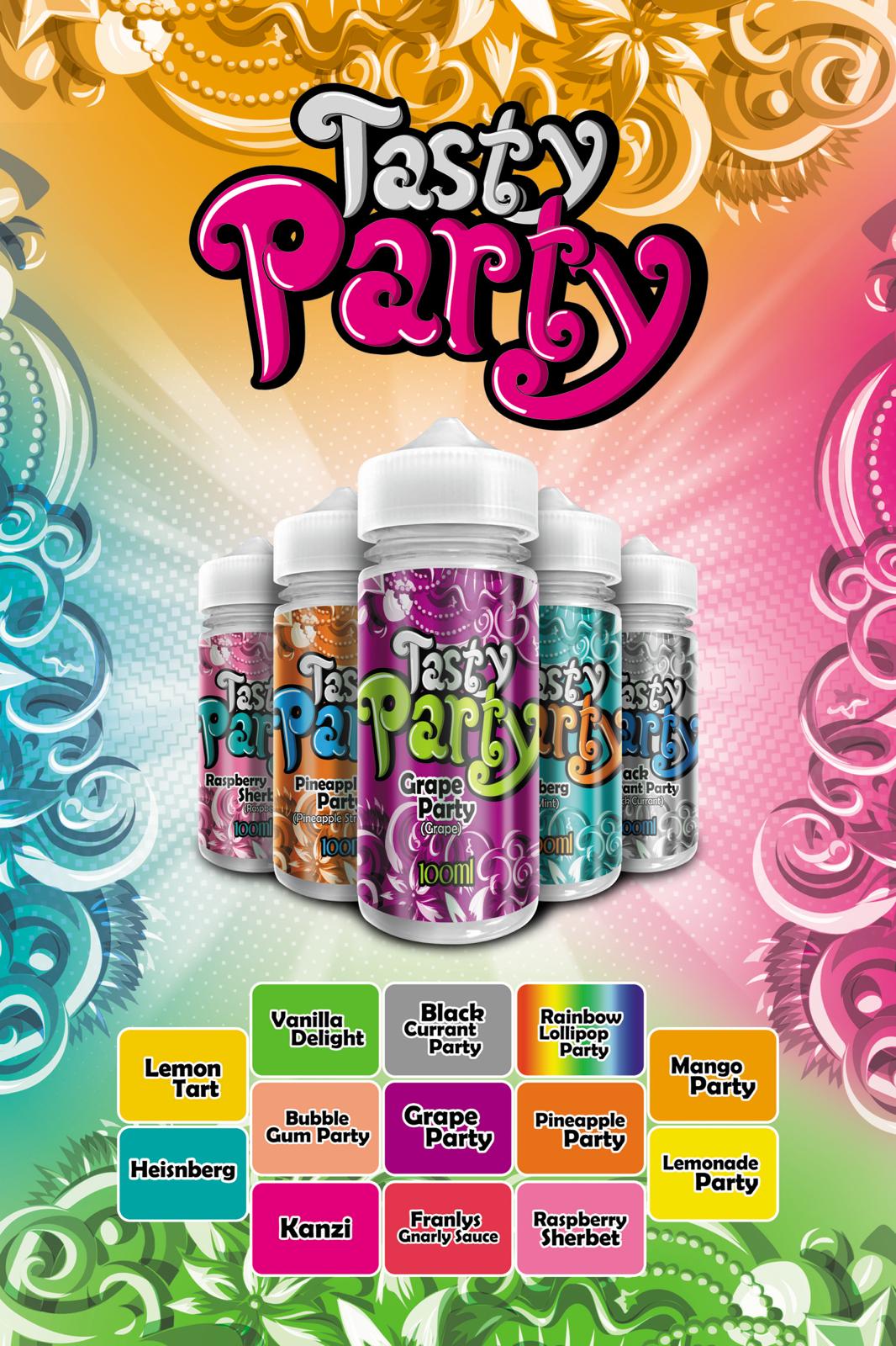 Tasty Party 100ml Shortfill - Bulk Vape Wholesale