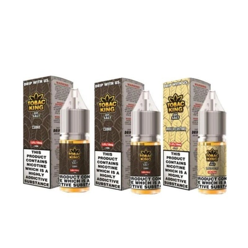 Tobac King 10ML Nic Salt (Pack of 10) - Bulk Vape Wholesale