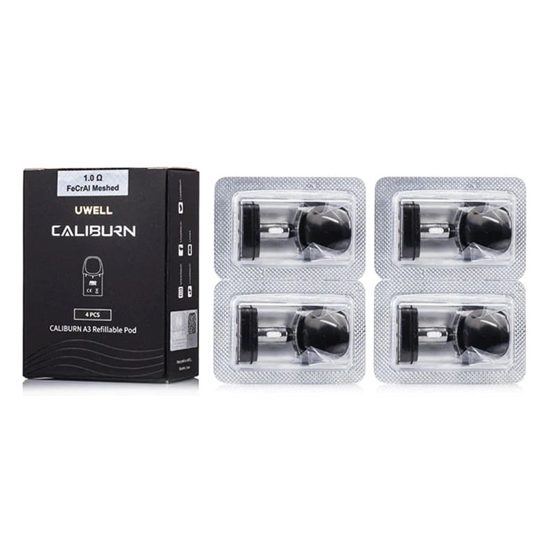 Uwell Caliburn A3 Pods-Pack of 4 - Bulk Vape Wholesale