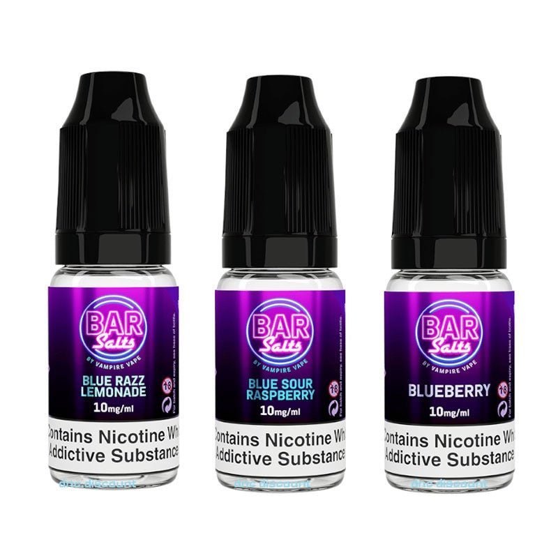 Vampire Vape Bar Salt 10ml E-liquid Nic Salts- Box of 10 - Bulk Vape Wholesale