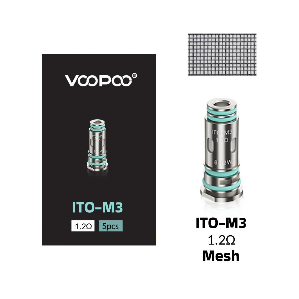 VooPoo ITO Coils-Pack of 5 - Bulk Vape Wholesale