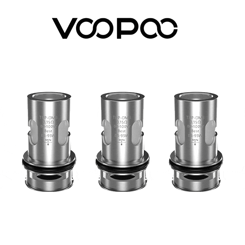 VOOPOO TPP-DM3 Coil 0.15ohm 3PCS/Pack - Bulk Vape Wholesale