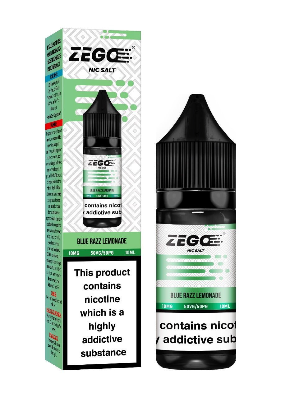 Zego Nic Salt 10ml E-Liquid - Box of 10 - Bulk Vape Wholesale